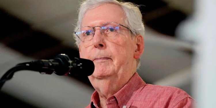 McConnell says a fall led to his hospitalization, breaking weeks of silence about health condition