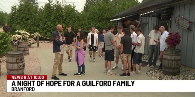 Community holds fundraiser for Guilford teacher battling cancer