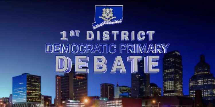 Democrats vying for Connecticut's 1st Congressional District face off on debate stage