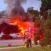 1 hospitalized and 1 firefighter sustained minor burns after fire in Middletown