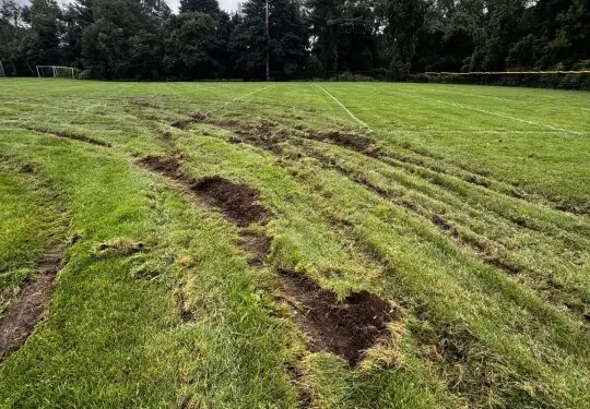 Flock cameras help identity juvenile accused of causing 'extensive destruction' to Cheshire High School field