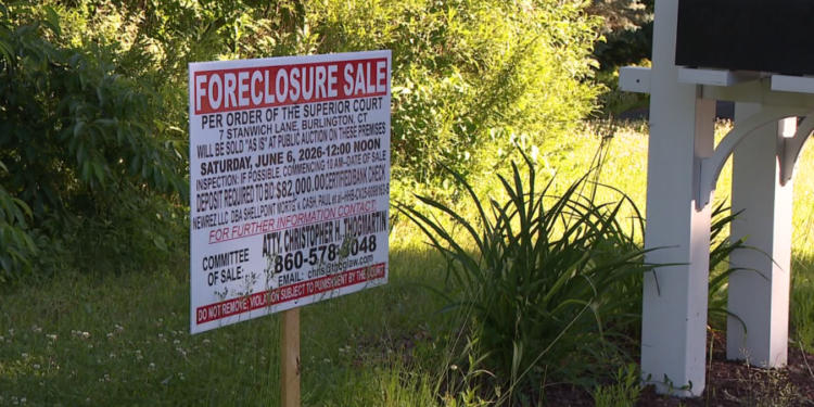 Foreclosure stalled as police investigate bodies found in Burlington home