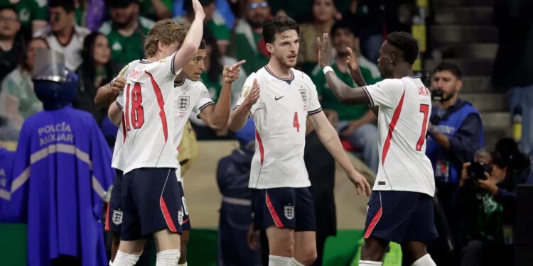 England eliminates Mexico 3-2 in World Cup in possible game of the tournament