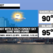 Heating up today & wildfire smoke on the way