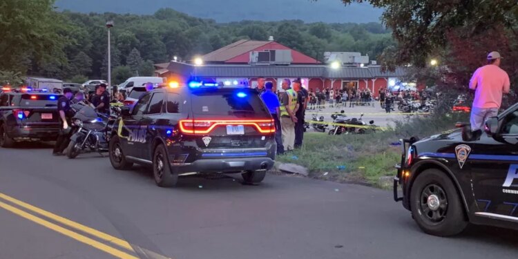 Heavy police presence at Cadillac Ranch in Southington