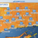 Warm day on tap with highs in the 80s