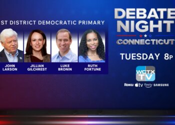 How to watch Democratic primary debate for Connecticut's 1st Congressional District