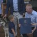 Husky honored for chasing bear away from 6-year-old boy in Torrington