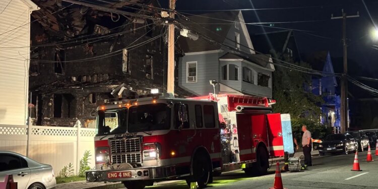 Two hospitalized after second-alarm fire in New London