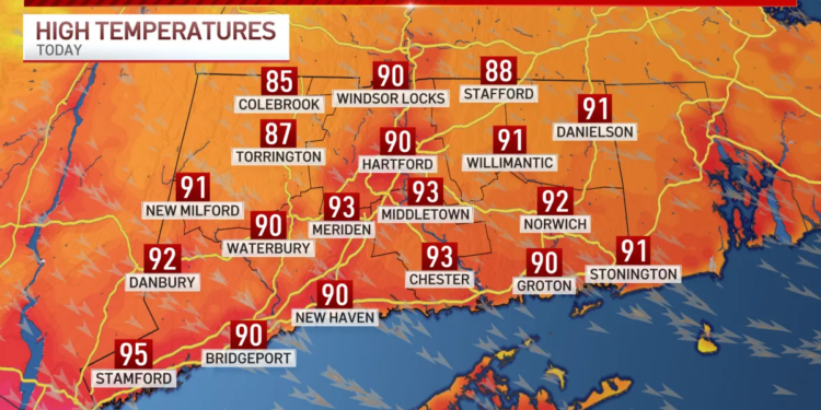 Smoky skies and humidity for Wednesday