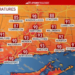 Smoky skies and humidity for Wednesday