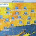 Warm temps and low humidity for Monday