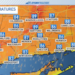 Humid and a chance of thunderstorms for Thursday