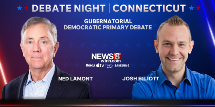 Lamont, Elliott spar over taxes, utility costs and ICE mask policy in News 8 debate