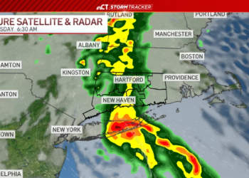 Thunderstorms possible in parts of Conn. this afternoon, Wednesday