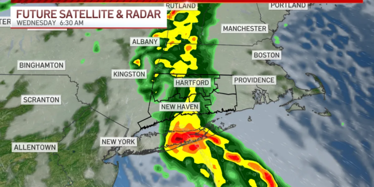 Thunderstorms possible in parts of Conn. this afternoon, Wednesday