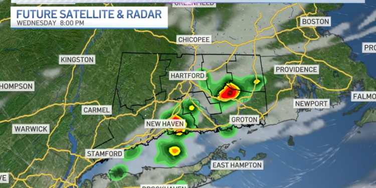 Isolated showers through Wednesday before completely drying out