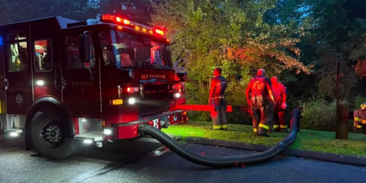 Old Saybrook home left damaged after being struck by lightning