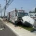 PHOTOS: 2 people injured in Westport box truck crash on Post Road East