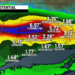Parts of Connecticut could see nearly 7 inches of rain Monday