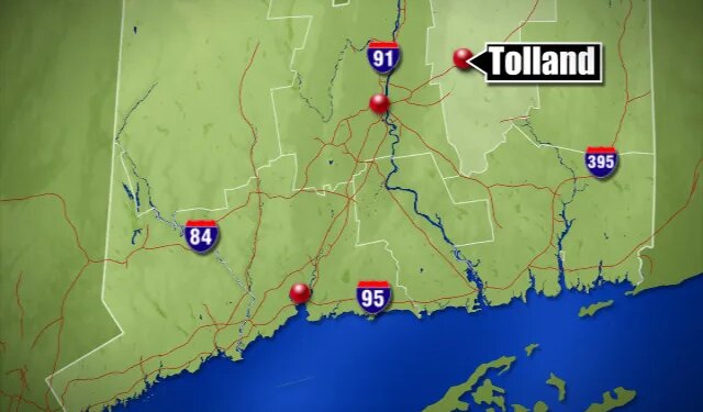 Pedestrian struck by vehicle in Tolland