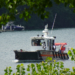 Propane truck enters Candlewood Lake in area of Squantz Boat Launch in New Fairfield