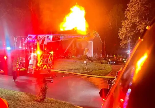 Prospect firefighters battle overnight house fire