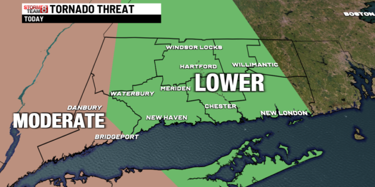 Smoky skies, breezy and humid with a notable severe weather threat today!