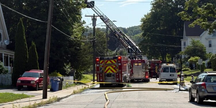 30 cats and 6 people were inside home that caught fire in Danielson, chief says