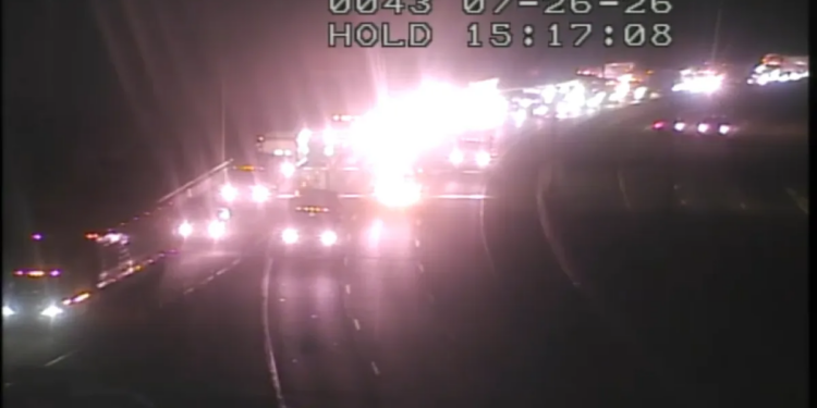 Serious injuries reported in motorcycle crash on I-95 South in Fairfield