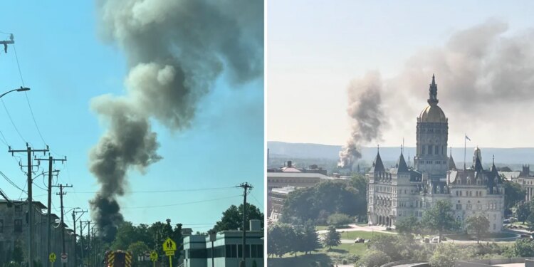 Scrap metal catches fire at Hartford Metal Solutions, fire chief says