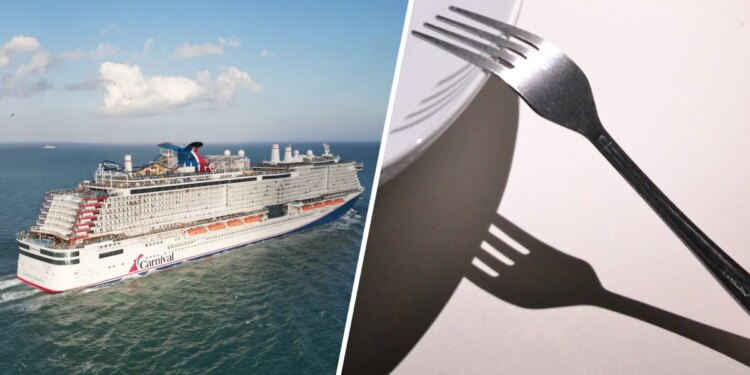 Carnival addresses viral video of passenger using fork to scratch foot in dining area