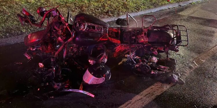 Motorcyclist ‘significantly burned' in crash on Route 66 in Marlborough: FD