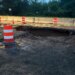 Crews work to repair large sinkhole on Route 10 in New Haven