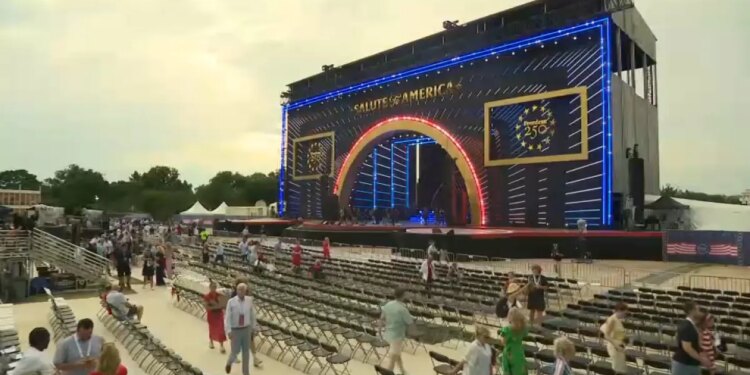 Evacuation ordered at National Mall as storms gather ahead of Trump's July 4th speech
