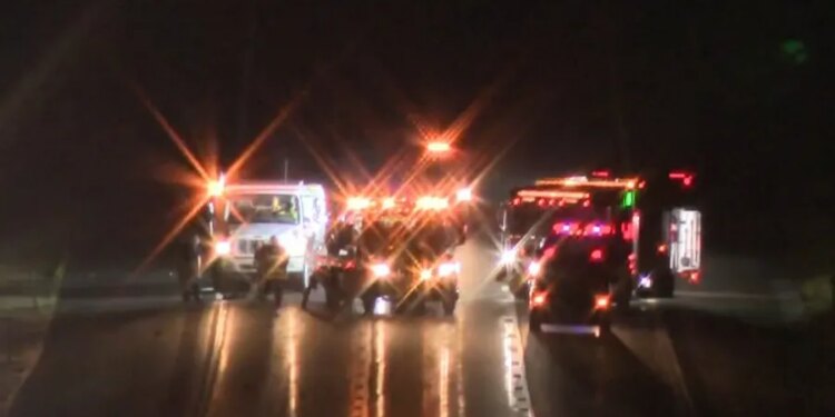 2 women dead after vehicle crashes into dump truck on I-84 West in Tolland