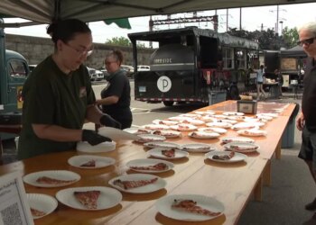 4th Annual CT Pizza and Brew Fest held at Hartford Healthcare Amphitheater
