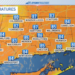 Sunny skies with temps in the mid to upper 80s for Wednesday