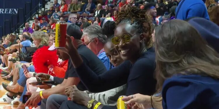 Connecticut Sun celebrate Tina Charles, beat Chicago Sky at Mohegan Sun Arena