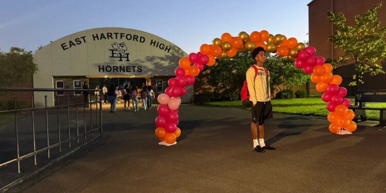 East Hartford seniors mark their last first day of school with sunrise tradition
