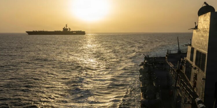 Father of sailor aboard the beleaguered USS Abraham Lincoln detained by immigration authorities, family says