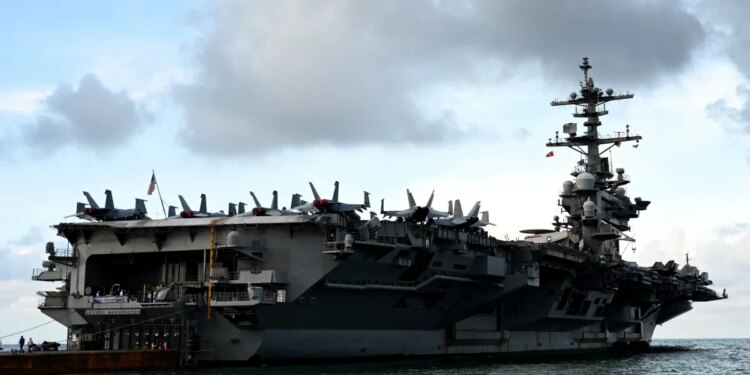U.S. pulls last aircraft carrier in Asia as Trump focuses on Iran and the Western Hemisphere