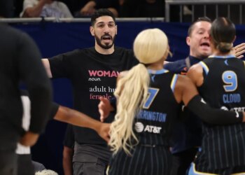 Enes Kanter Freedom ejected from Fever-Sky game after being confronted by Natasha Cloud