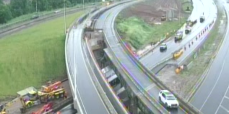 I-91 north in Meriden closed due to truck crash