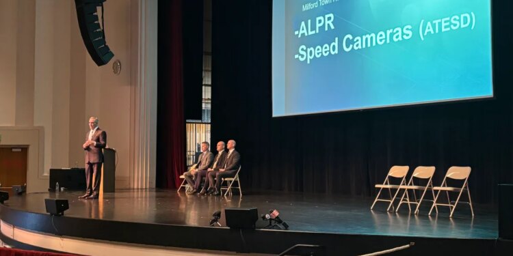 Milford police chief announces Flock camera policy changes during public forum