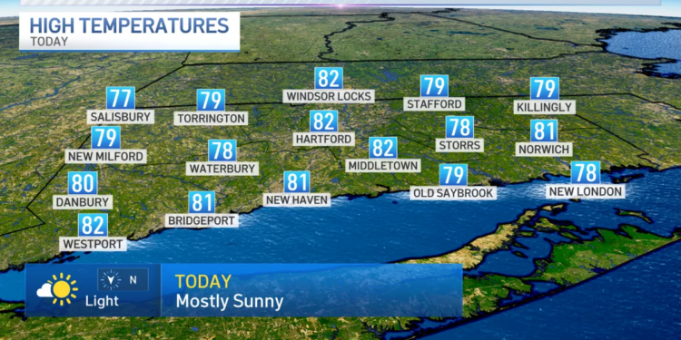 Spectacular weather for Saturday before rain to end the weekend