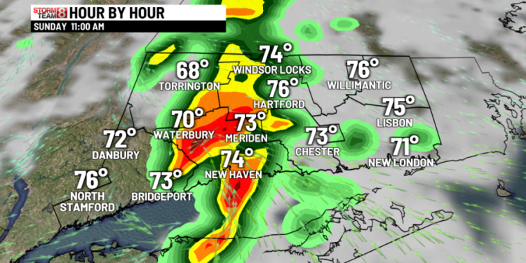 Tracking strong storms at times today!